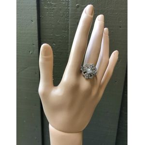 Sterling Silver 925 Elegant Quatrefoil Ring